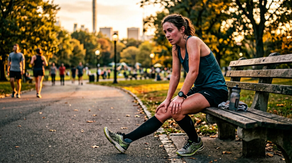 Récupération musculaire après course